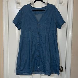 ASOS Button Down Denim Dress